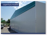 copertura mobile con tende scorrevoli