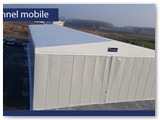 tunnel mobile doppia falda con telo in pvc